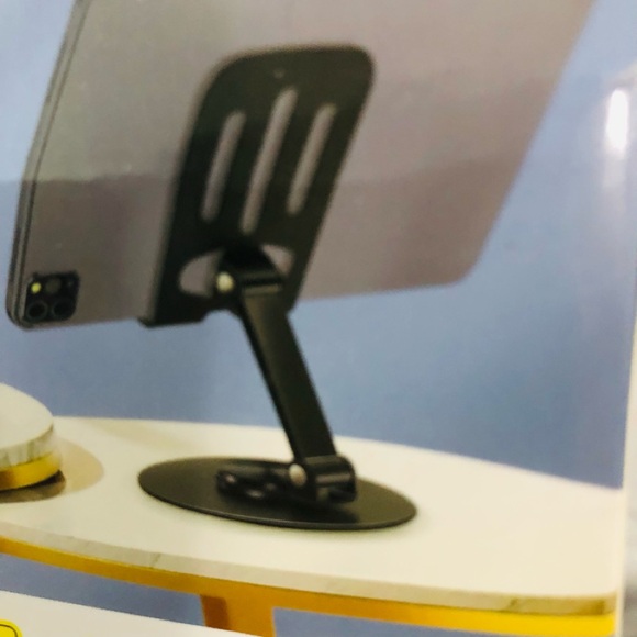 Craftsmanship Desktop Bracket Mobile Phone /Tablet Stand  gray. 4.7”-13”: - Picture 3 of 6